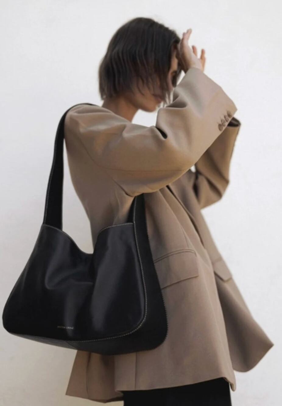 Janessa Leone Ayla Black Shoulder Bag